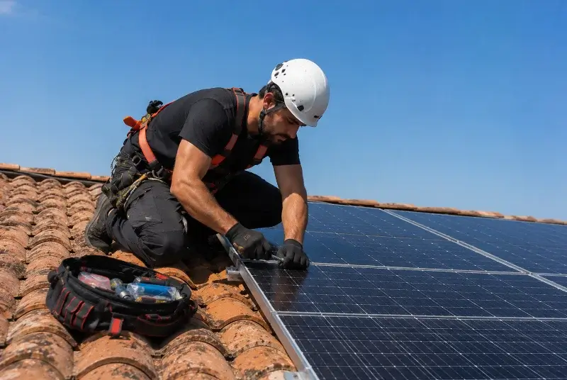 Maintenance et monitoring de panneaux solaires à Coublevie